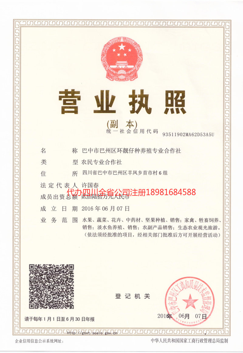 东港东港环靓仔种养殖专业合作社